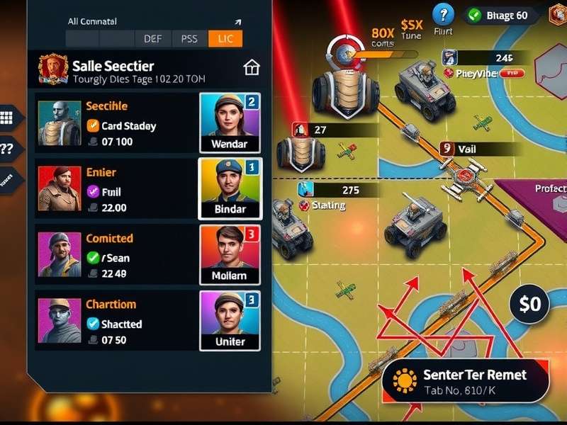 Combat Commander unit selection screen